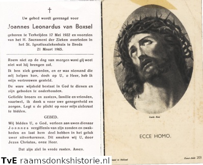 Joannes Leonardus van Boxsel