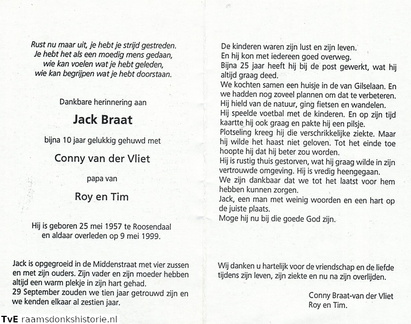 Jack Braat Conny van der Vliet
