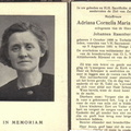 Adriana Cornelia Maria van Bragt Johannes Rasenberg