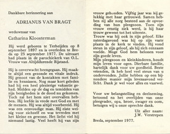 Adrianus van Bragt Catharina Kloosterman