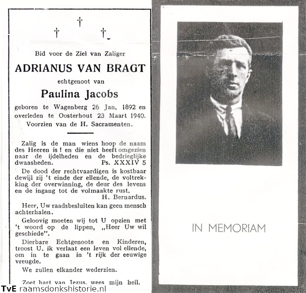 Adrianus van Bragt Paulina Jacobs