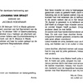 Johanna van Bragt Jacobus Hoevenaar