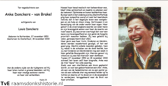 Anke van Brakel Louis Donckers