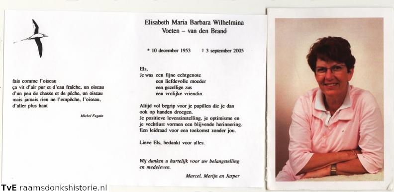 Elisabeth Maria Barbara Wilhelmina van den Brand Marcel Voeten