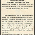 Maria Norbertha Brants Christiaan Johannes de Gier
