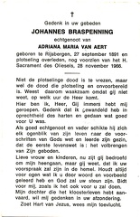 Johannes Braspenning Adriana Maria van Aert