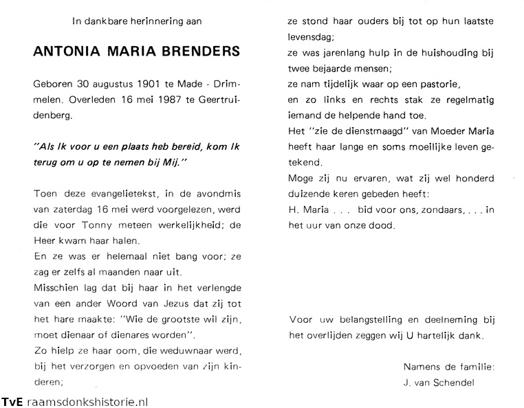 Antonia Maria Brenders