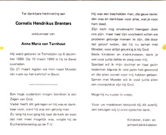 Cornelis Hendrikus Brenters Anna Maria van Turnhout
