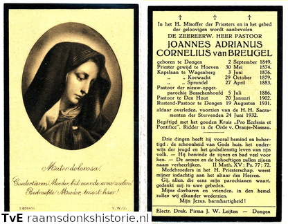 Joannes Adrianus Cornelius van Breugel