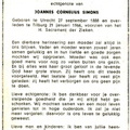 Johanna van den Brink Joannes Cornelius Simons