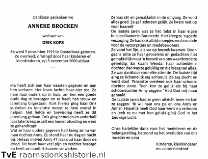 Anneke Brocken Drik Kops