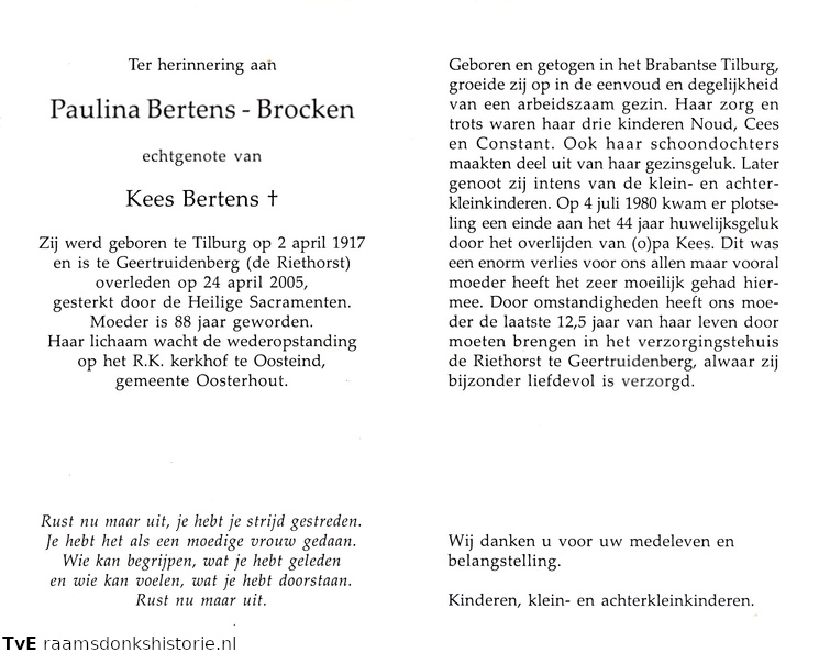 Paulina Brocken Kees Bertens