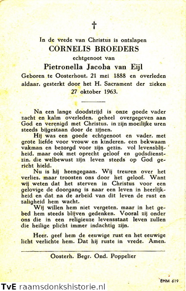 Cornelis  Pietronella Jacoba van Eijl