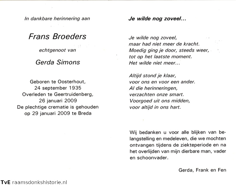 Frans Broeders Gerda Simons