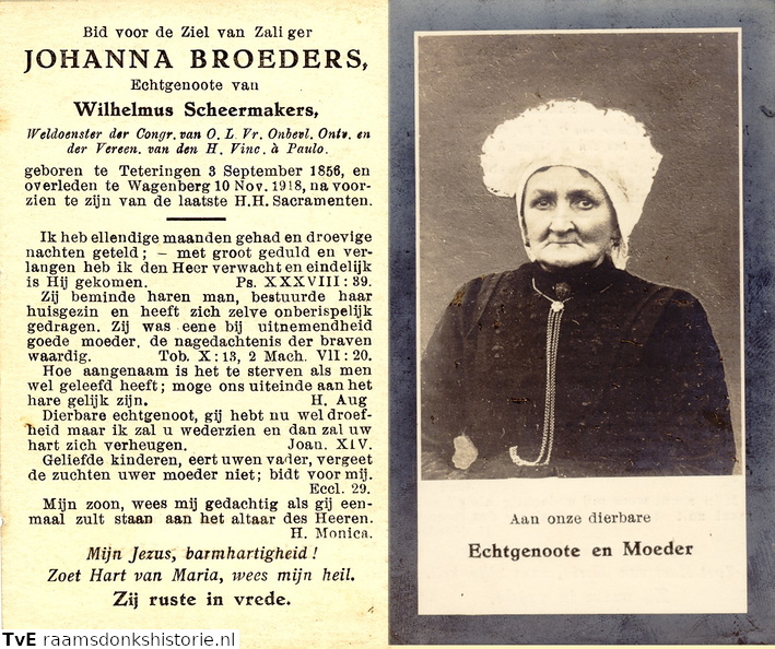 Johanna Broeders Wilhelmus Scheermakers