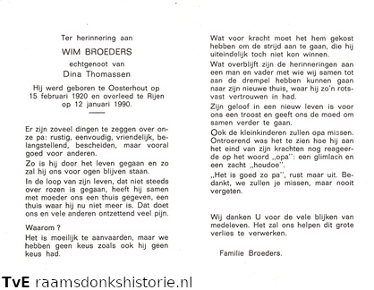 Wim Broeders Dina Thomassen