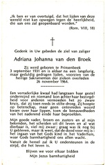 Adriana Johanna van den Broek