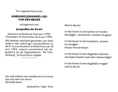 Adrianus Johannes van den Broek Jacqueline de Swart