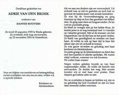 Adrie van den Broek Hannes Roovers