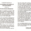 Allegonda Petronella van den Broek Cornelis Jacobus Bastiaansen