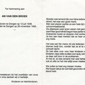 An van den Broek