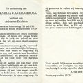 Cornelia van den Broek Adrianus Dekkers