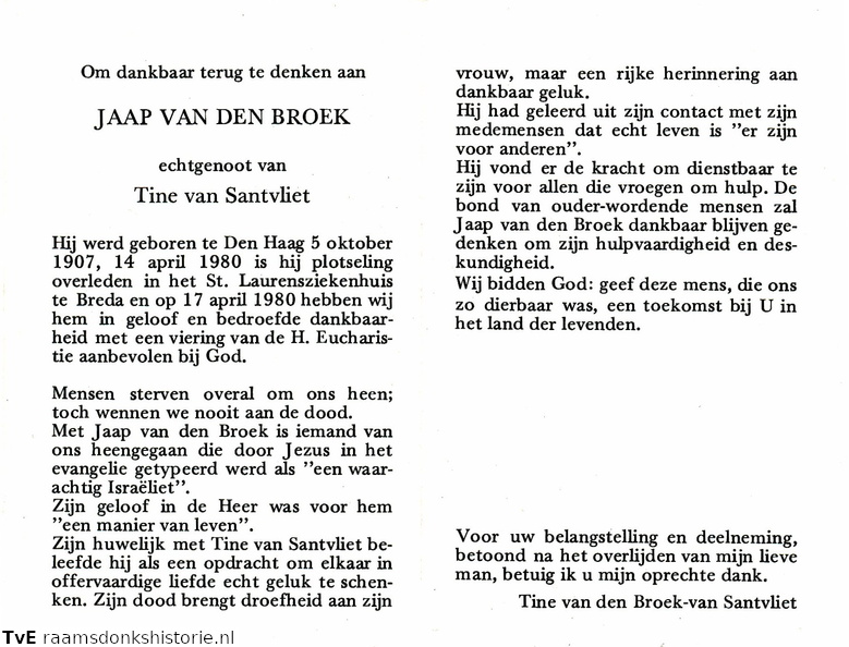 Jaap van den Broek Tine van Santvliet