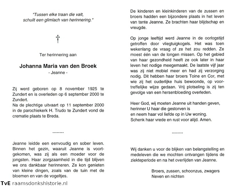 Johanna Maria van den Broek