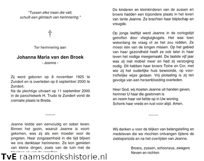 Johanna Maria van den Broek