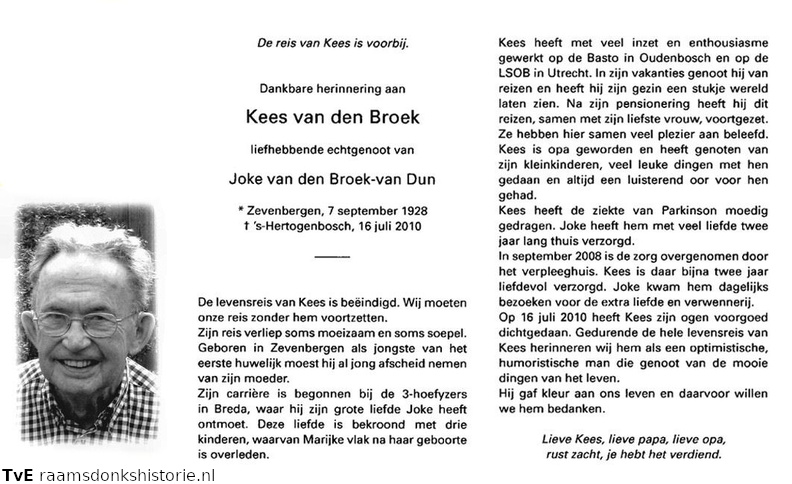 Kees van den Broek Joke van Dun