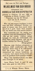 Wilhelmus van den Broek Cornelia van den Diepstraten