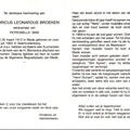 Hendricus Leonardus Broeken  Petronella Sins