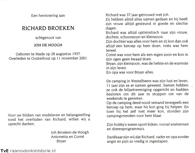 Richard Broeken Joh de Hoogh