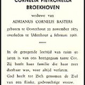 Cornelia Petronella Broekhoven Adrianus Cornelis Basters