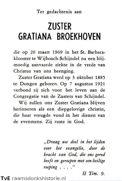 Margaretha Martha Broekhoven non