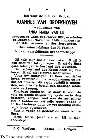 Joannes van Broekhoven Anna Maria van Lil