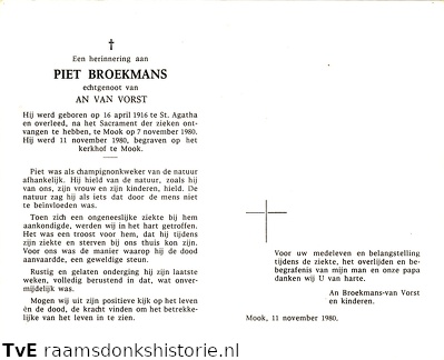 Piet Boekmans An van Vorst