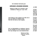 Adrianus Johannes Broers