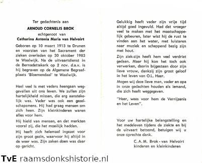 Arnoud Cornelis Brok Catharina Antonia Maria van Helvoirt