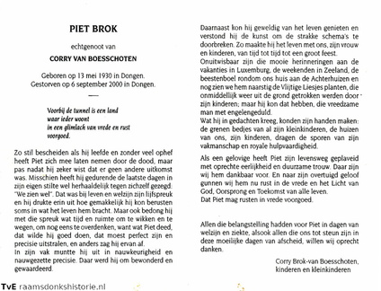 Piet Brok Corry van Boesschoten