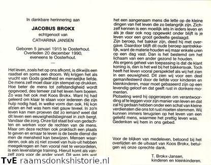 Jacobus Brokx Catharina Jansen