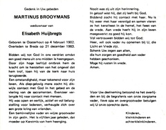 Martinus Brooymans Elisabeth Huijbregts
