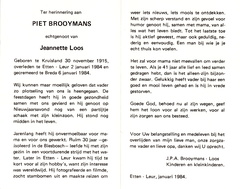 Piet Brooymans Jeanette Loos