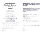Diny Brouwer Jan Smit