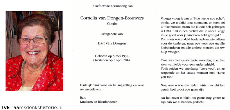 Cornelia Brouwers Bart van Dongen