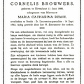 Cornelis Brouwers  Maria Catharina Remie