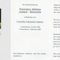 Francisca Adriana Brouwers Cornelis Johannes Jansen