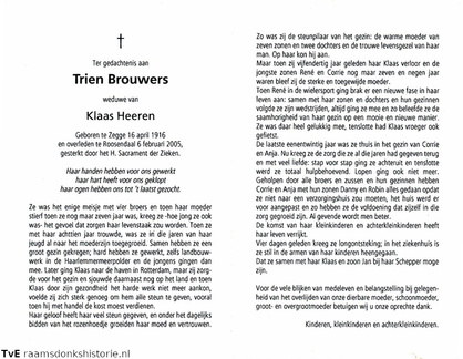 Trien Brouwers Klaas Heeren