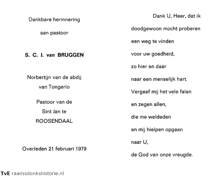 S.C.J. van Bruggen priester
