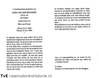 Cees  (vr)An Solon van der Bruggen Riet van Erven